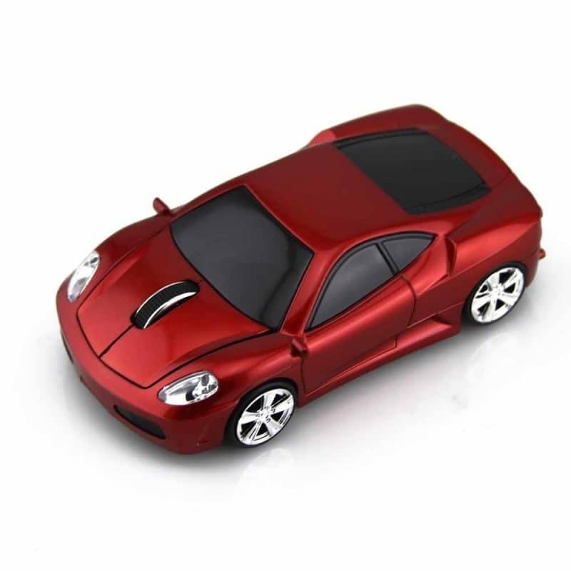 Wireless Car Mouse 2.4Ghz USB Optical Sports Car Mice A Gift for Boy